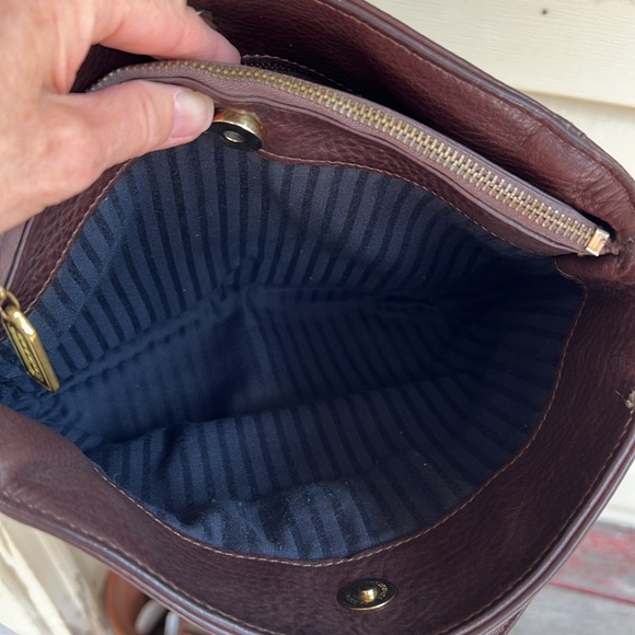 Coach Sonoma Brown Pebbled Leather Vintage Y2K Shoulderbag Handbag Distressed - Picture 13 of 14